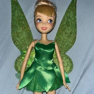 Green Fairy Doll with Glittery Wings